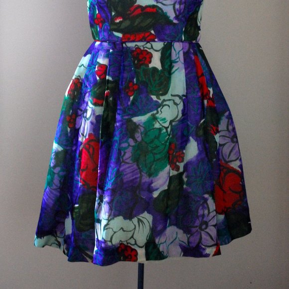 Colourful floral print dress - Picture 3 of 12